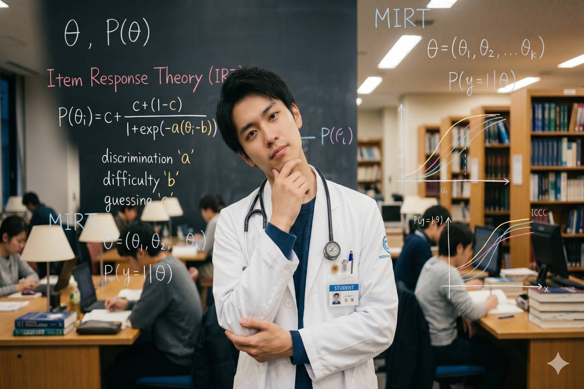 CBTで使われるIRTとは?同じ正答率でも点数が変わる理由とMedulavaのMIRT問題選定ロジック