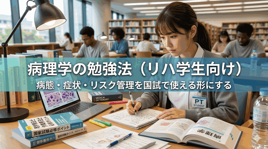 病理学の勉強法(リハ学生向け)|病態・症状・リスク管理を国試で使える形にする