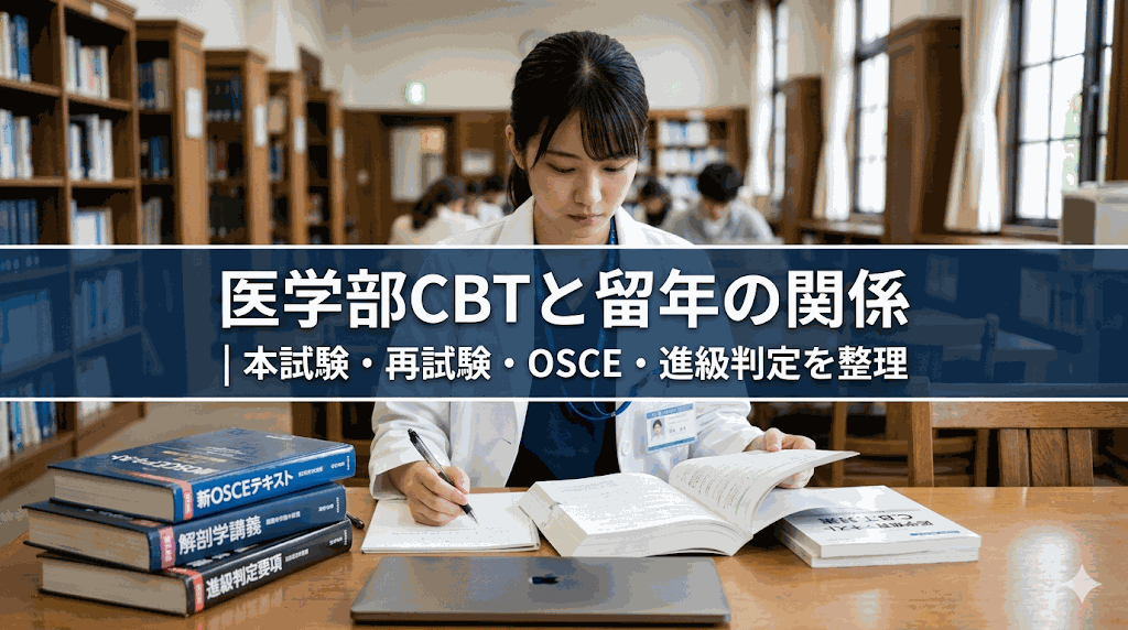医学部CBTと留年の関係|本試験・再試験・OSCE・進級判定を整理